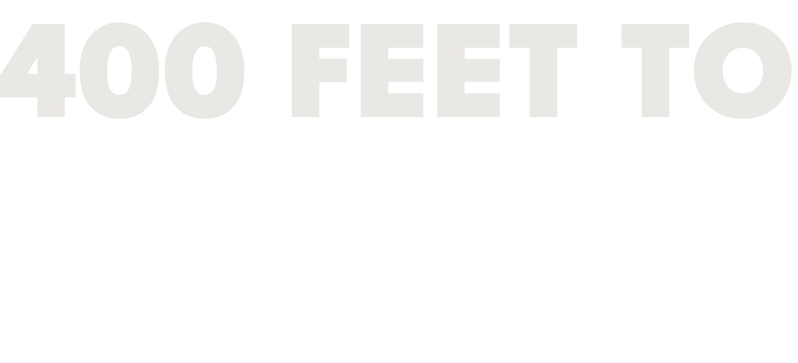 400 Feet to CARTI